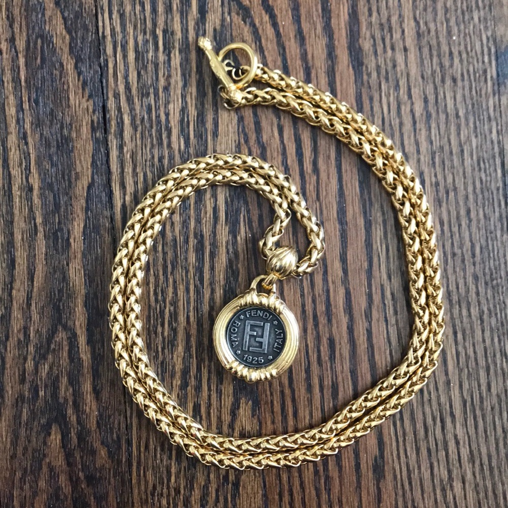 Vintage fendi necklace